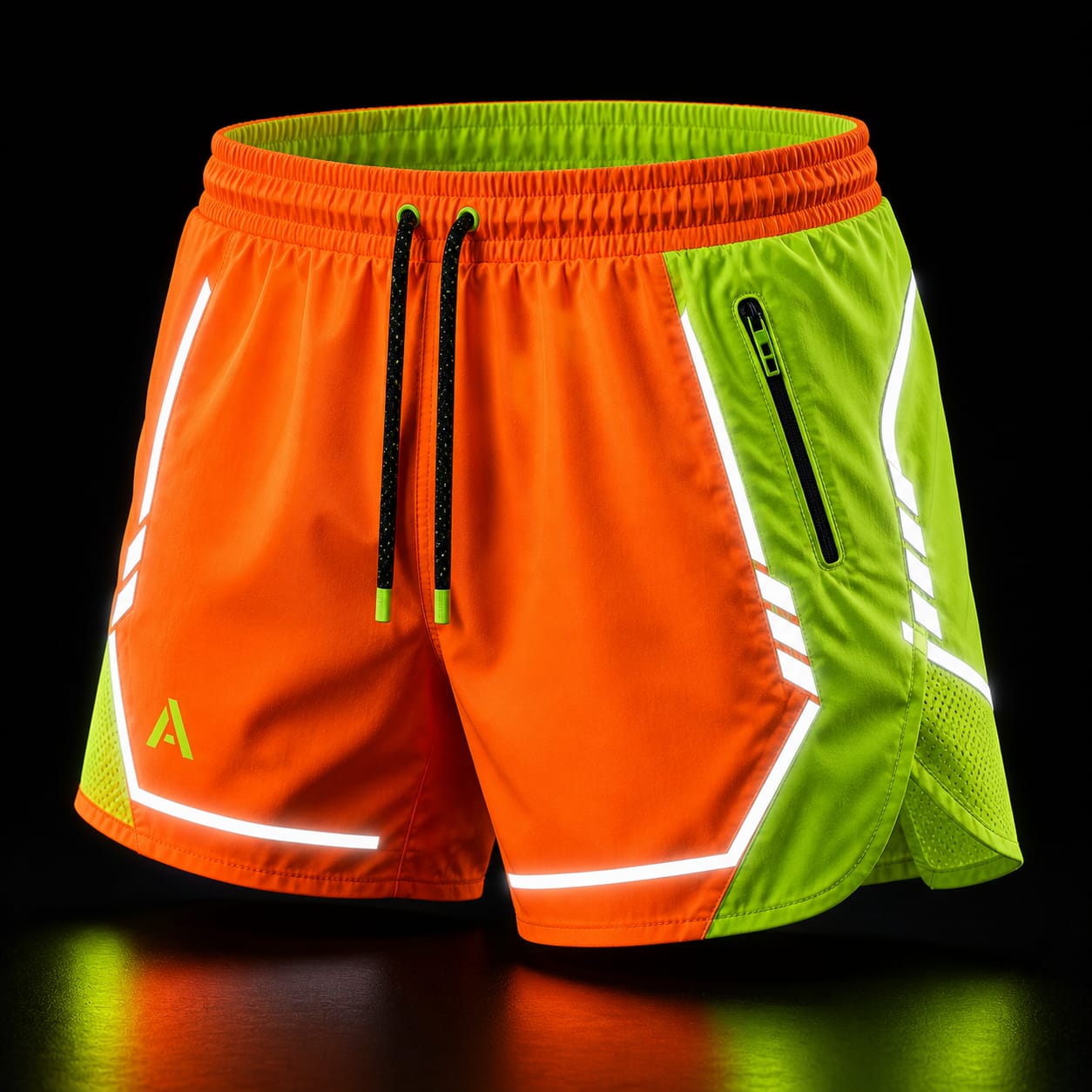 Athlix ReflectPro Men’s Reflective Performance Shorts