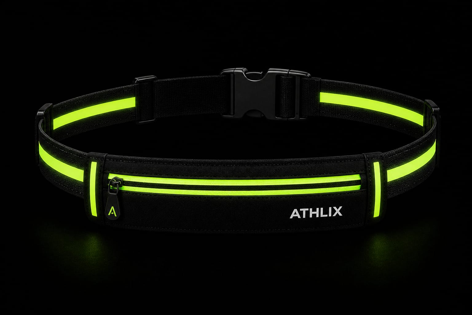 Athlix ReflectPro Reflective Running Waist Belt