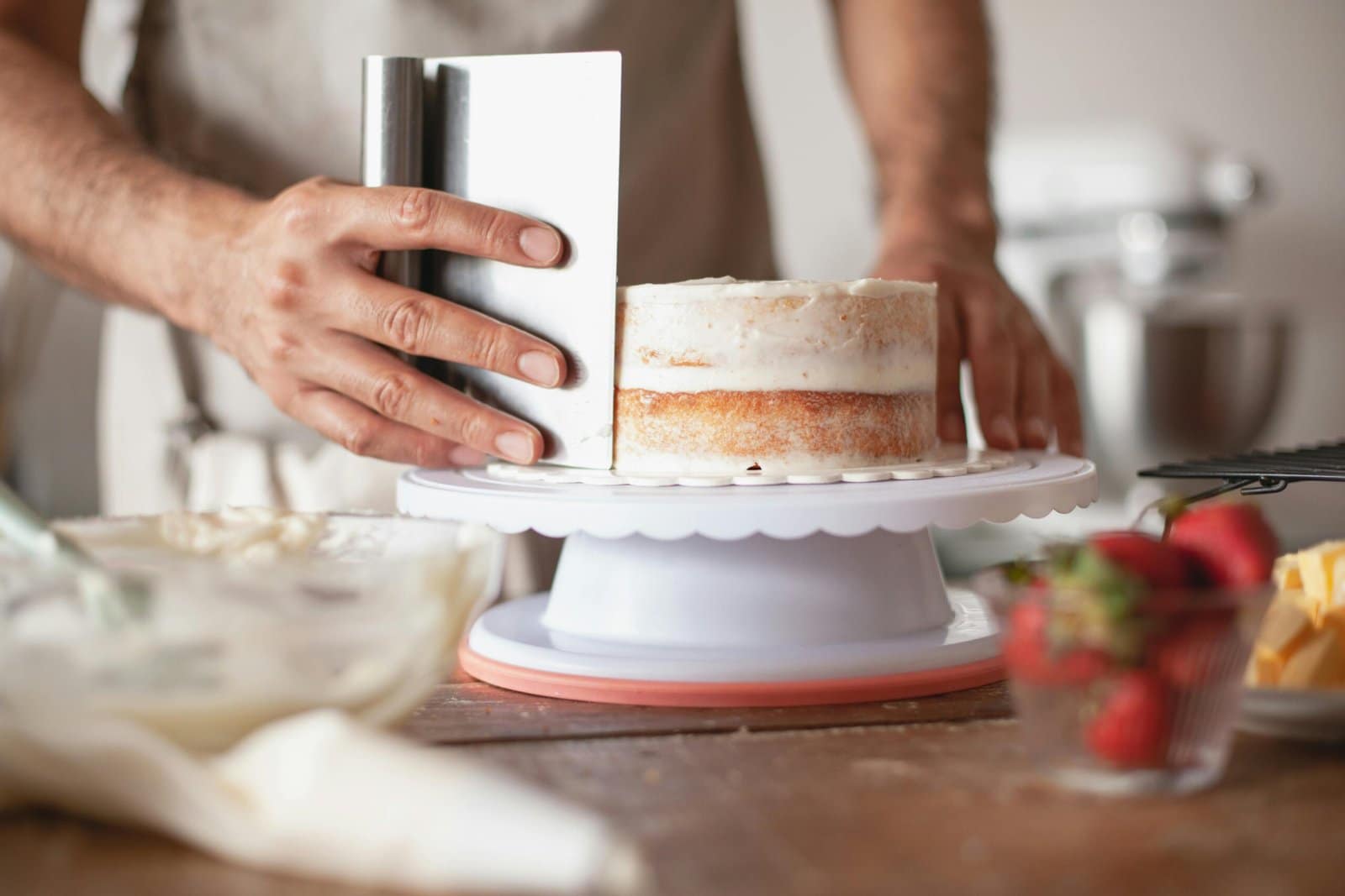 vegan cake baking course taught by professional chef
