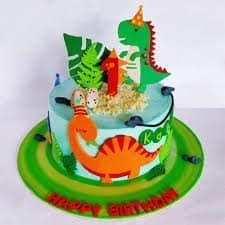 Dinosaur Party Theme Cake