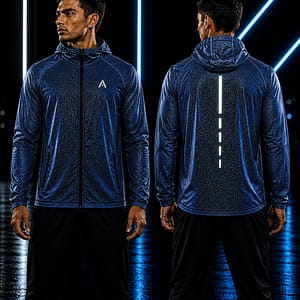 Athlix ReflectPro Lightweight Waterproof Reflective Jacket