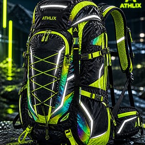 Athlix ReflectPro Reflective Hiking Backpack (60L)