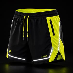 Athlix ReflectPro Men’s Reflective Performance Shorts