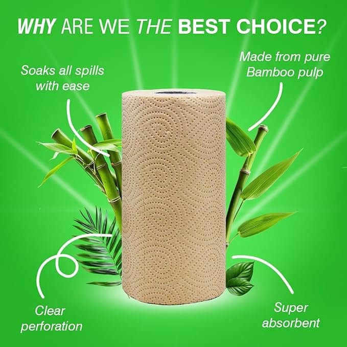 bamboo reusable kitchen towel